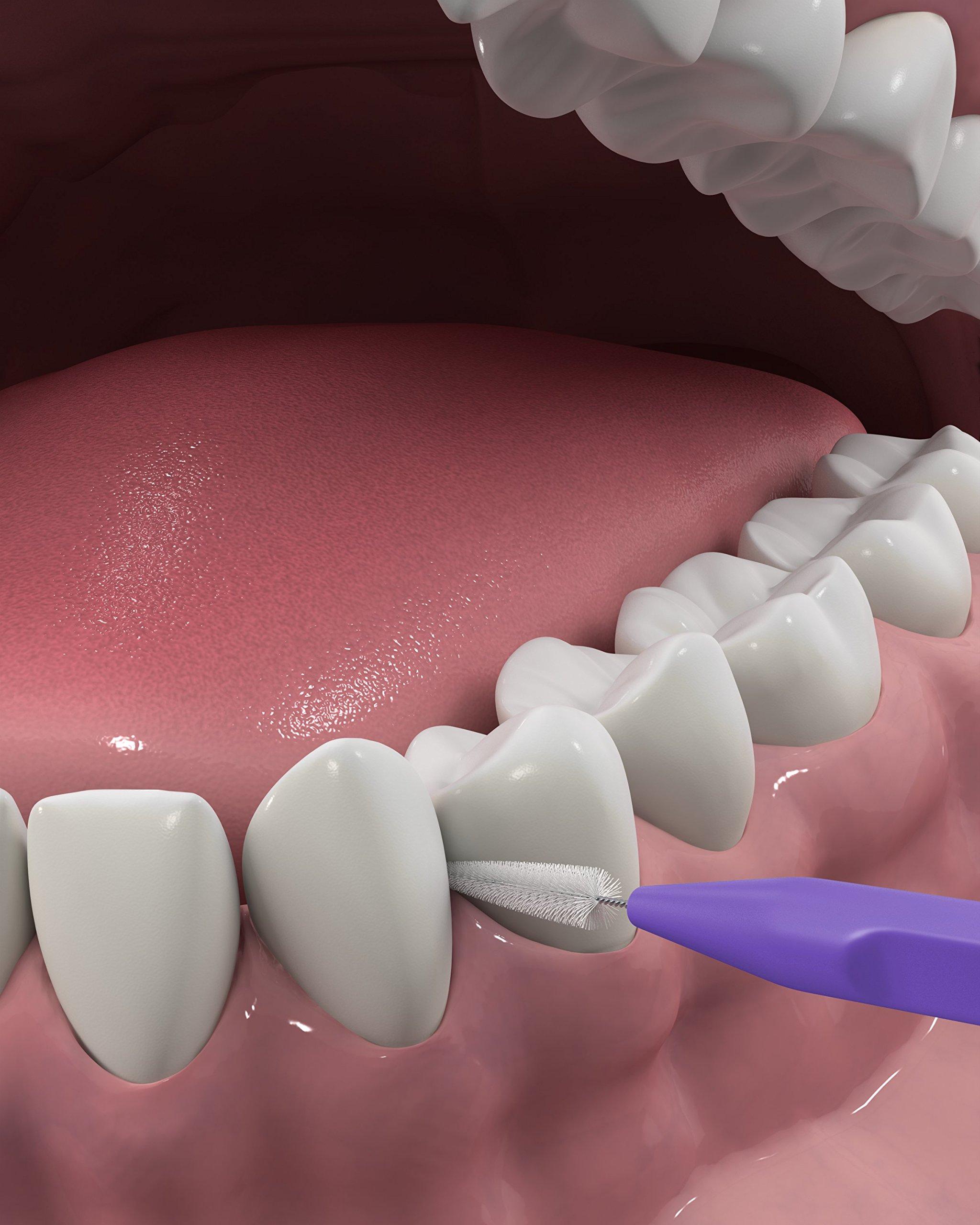 DenTek Slim Brush Interdental Cleaners Brushes Between Teeth Extra