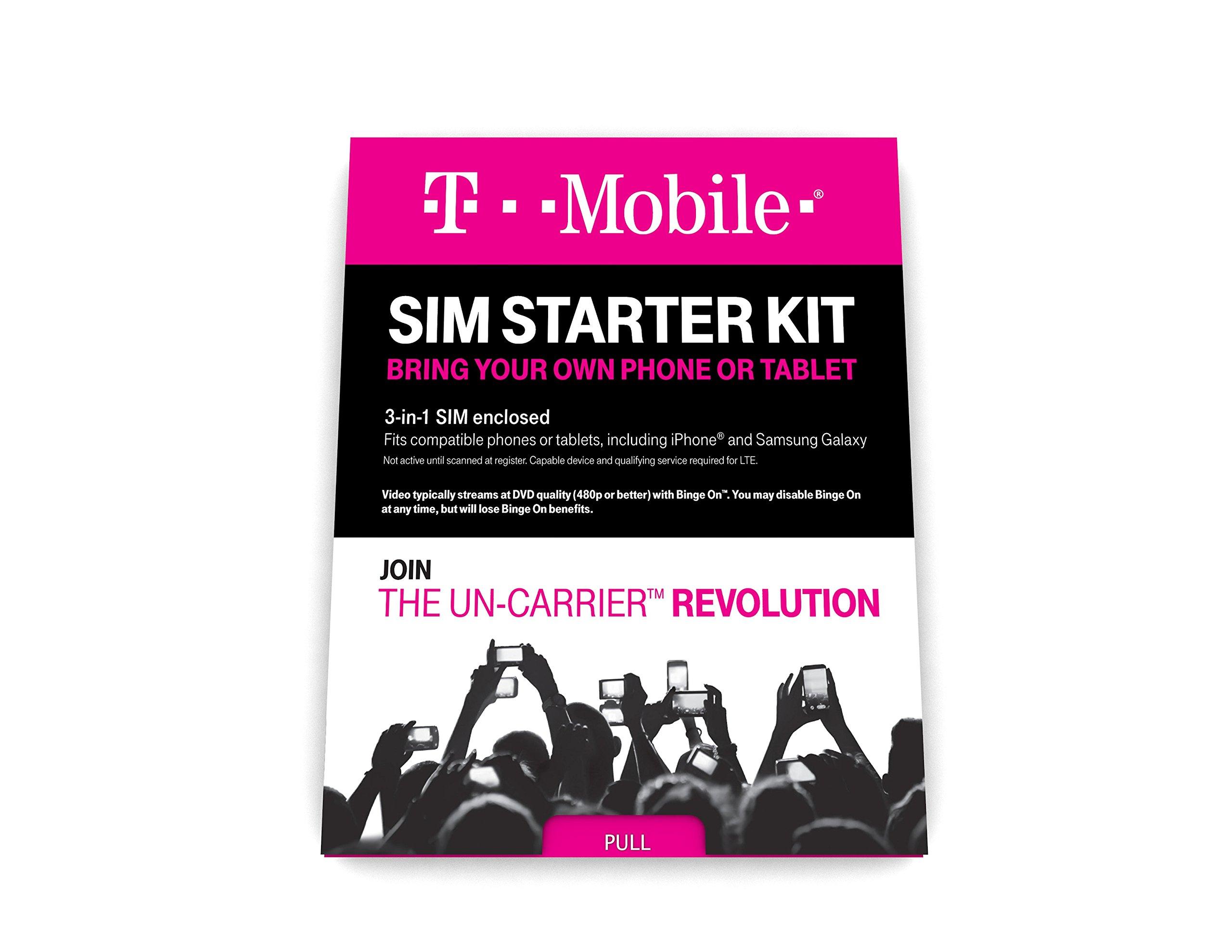 TMobile Prepaid Complete SIM Starter Kit Original Version 610214635419