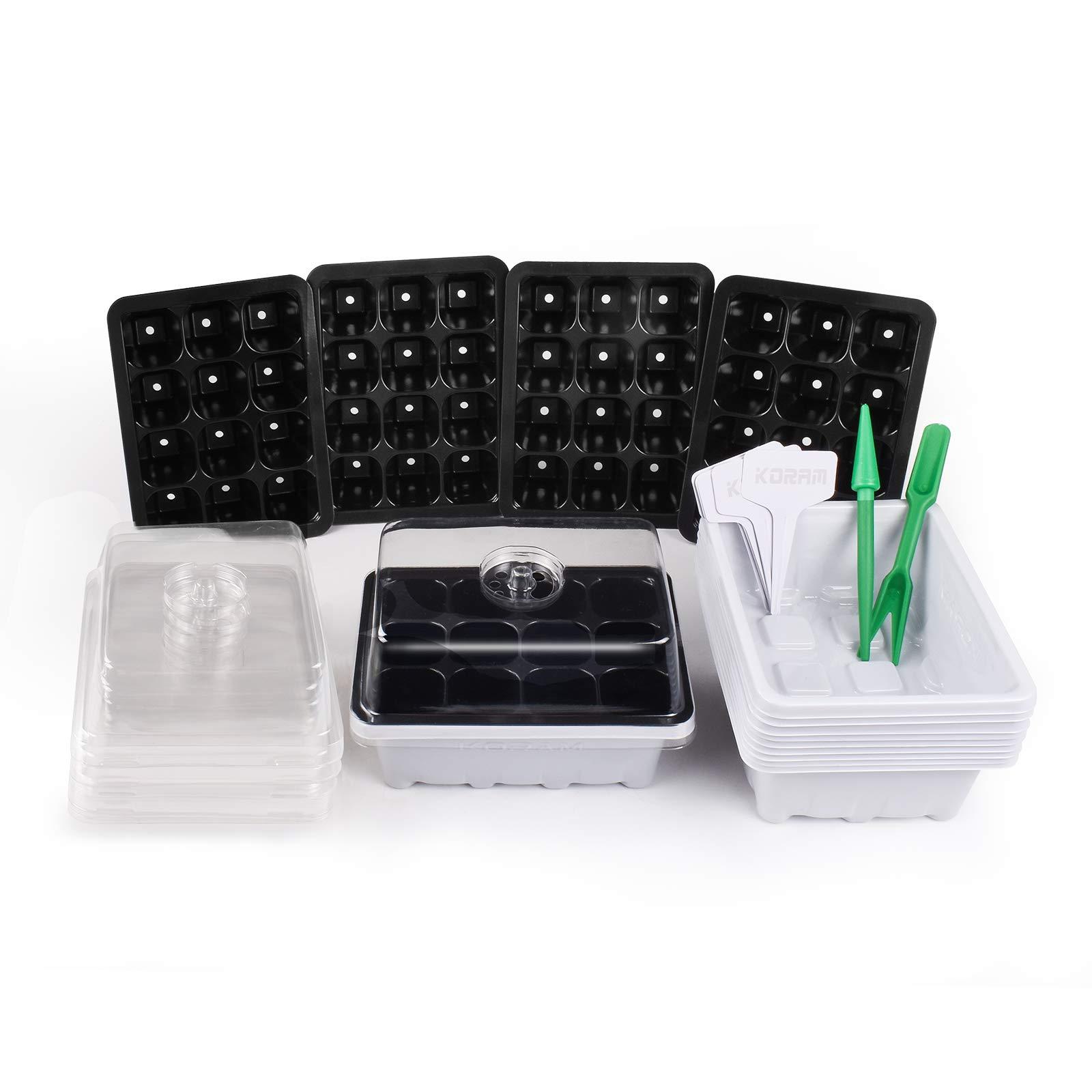KORAM 10 Set Seed Tray Seedling Starter Trays Plant Grow Starting Germination 710465656710 eBay