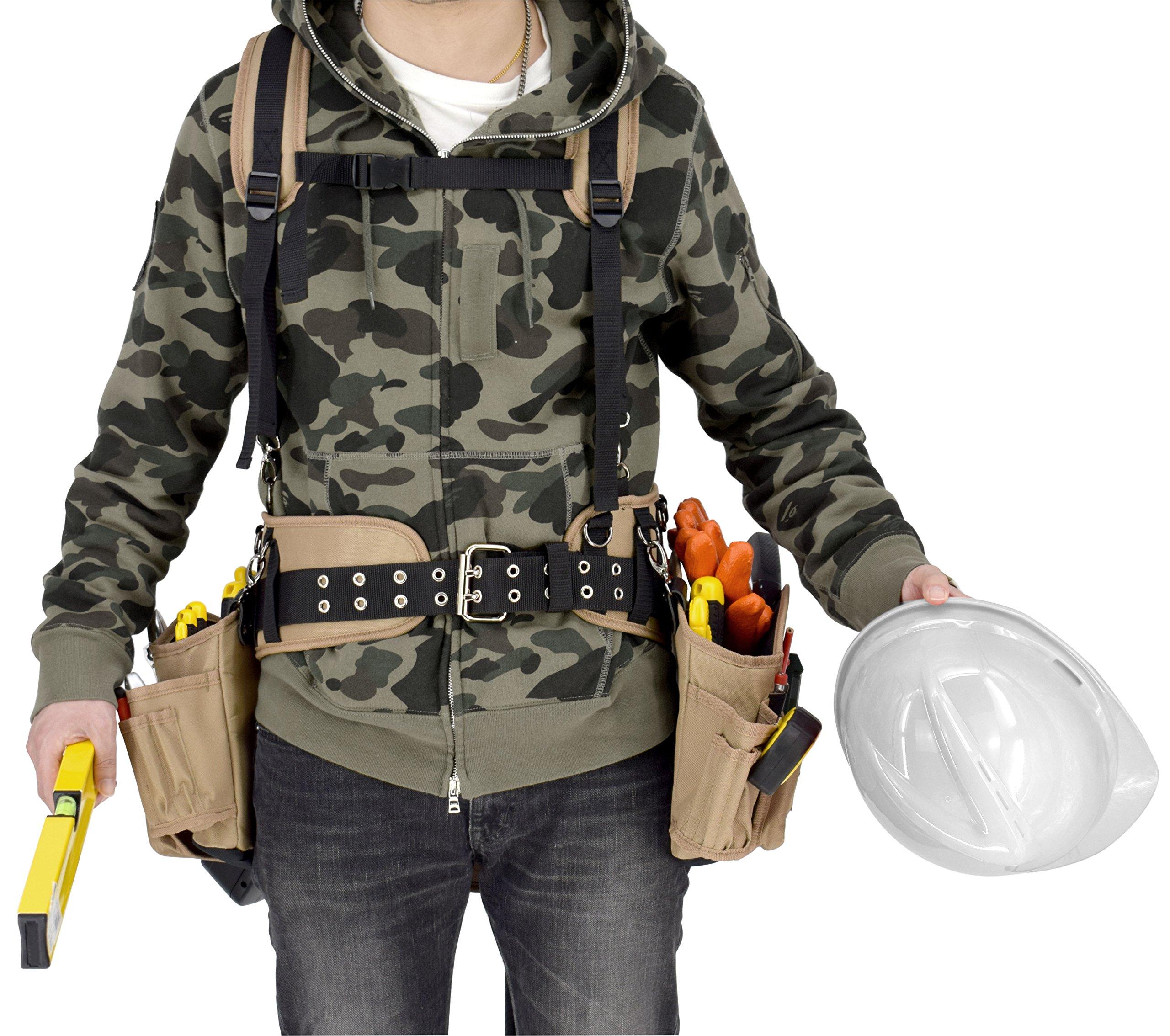 Professional ComfortRig Tool Belt With Suspenders (Adjustable System