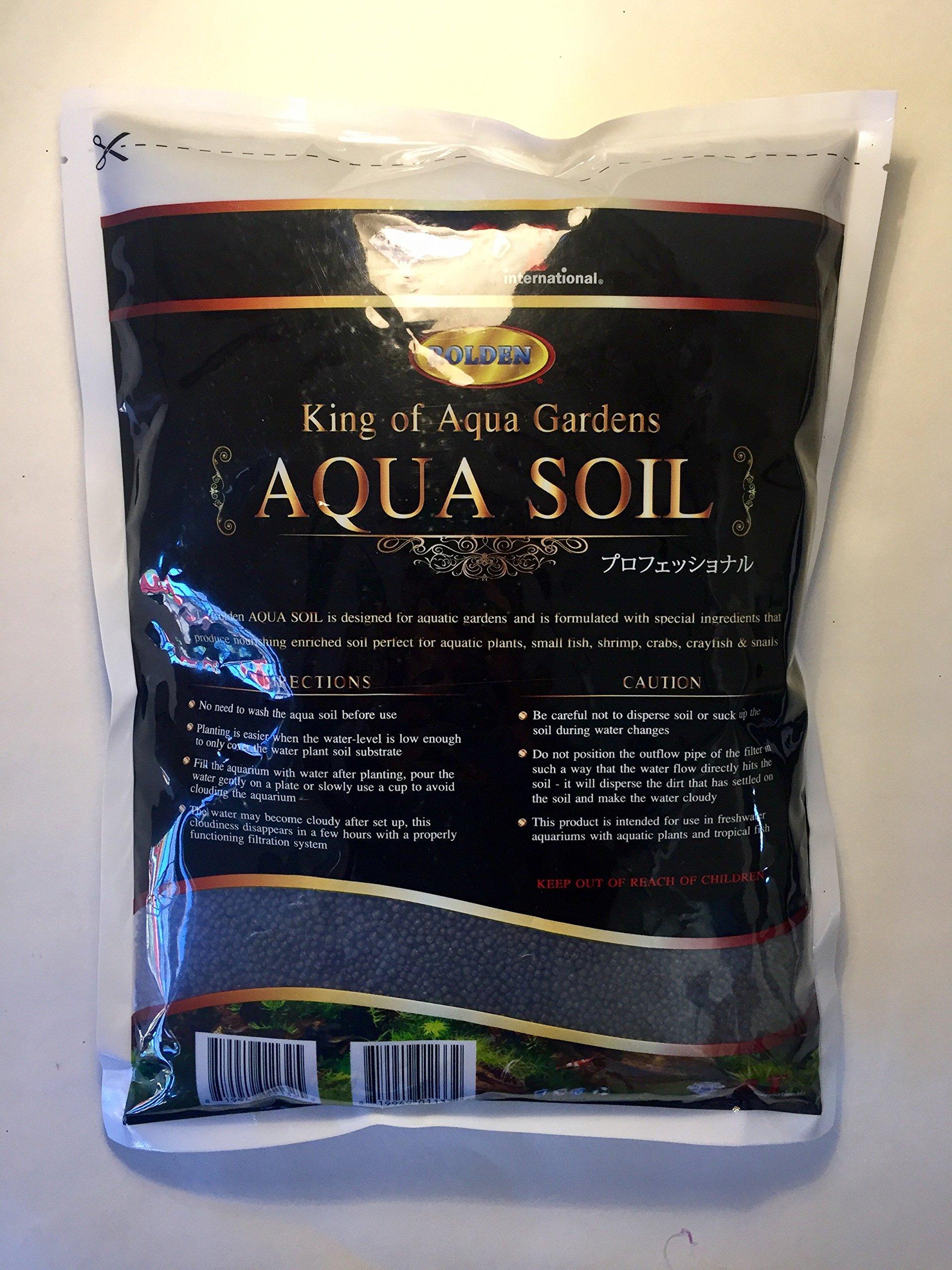 S.T. International Aqua Soil for Aquarium Plants, 4.4Pound, Black