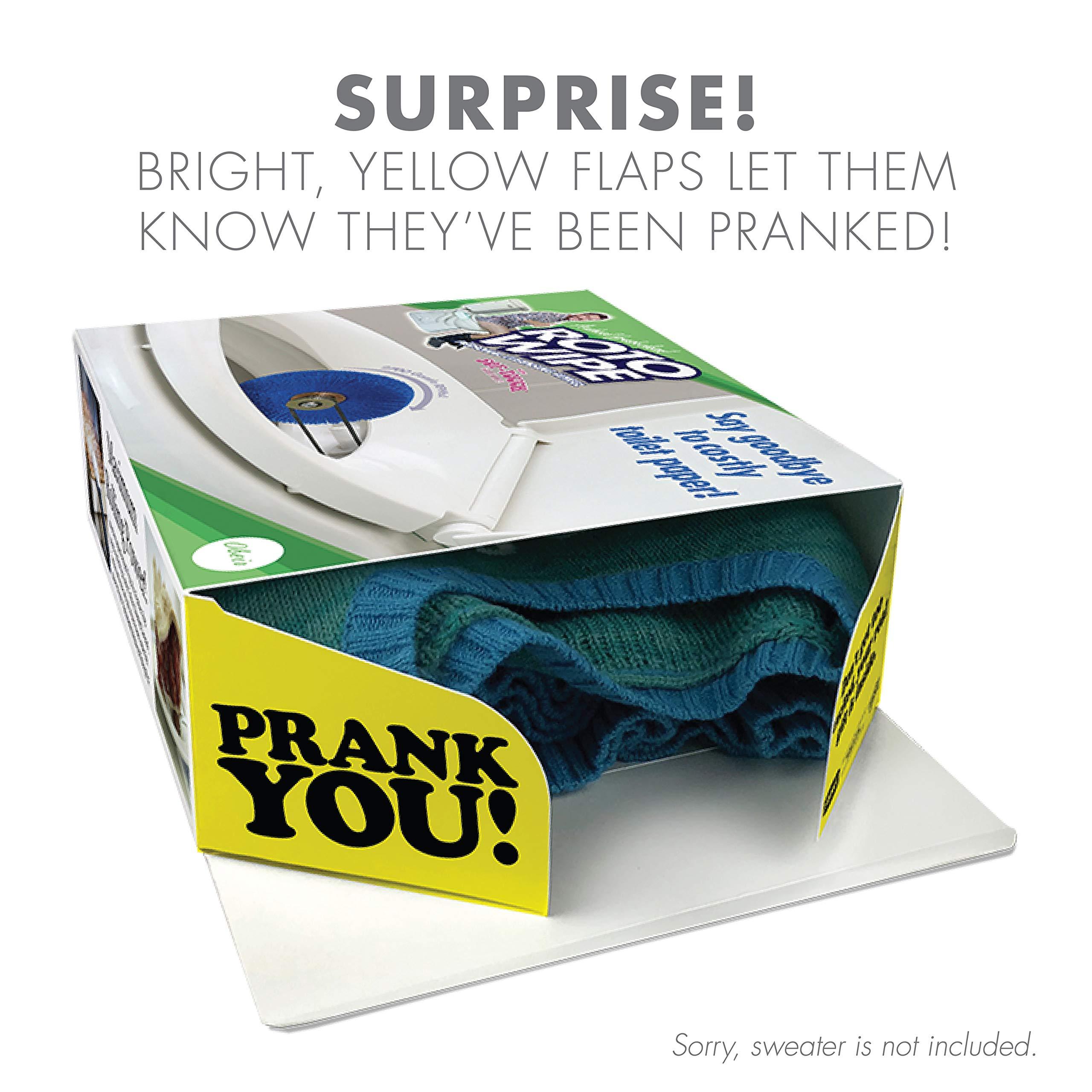 Prank Pack “Roto Wipe” Wrap Your Real Gift in a Funny Joke Gift Box