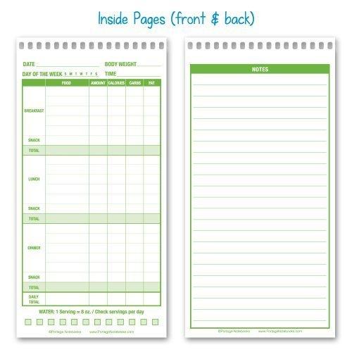 daily food intake journal notebook 4 x 8 meal tracker food diary meal tracker