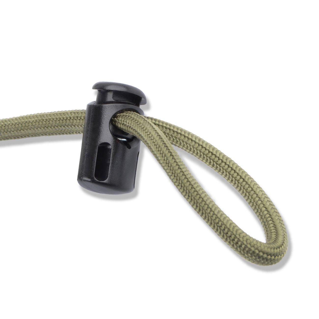 Plastic Cord Locks End Spring Stop Toggle Stoppers Multicolour (10PCS