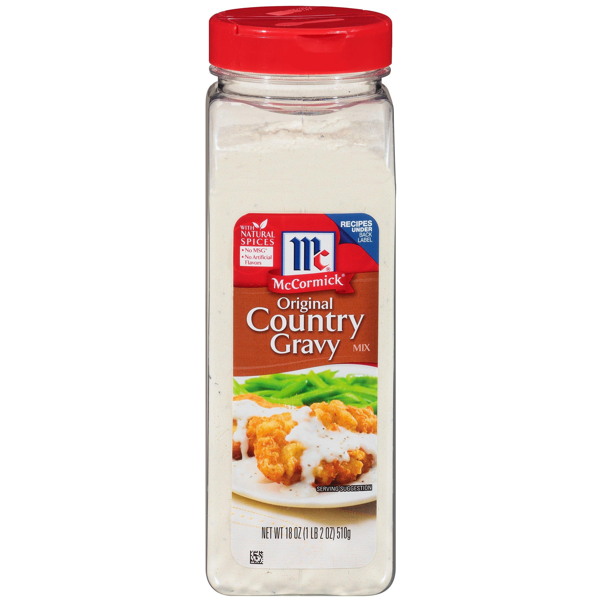 McCormick Country Gravy Seasoning (No MSG, Dry Gravy Mix, Holiday Gravy
