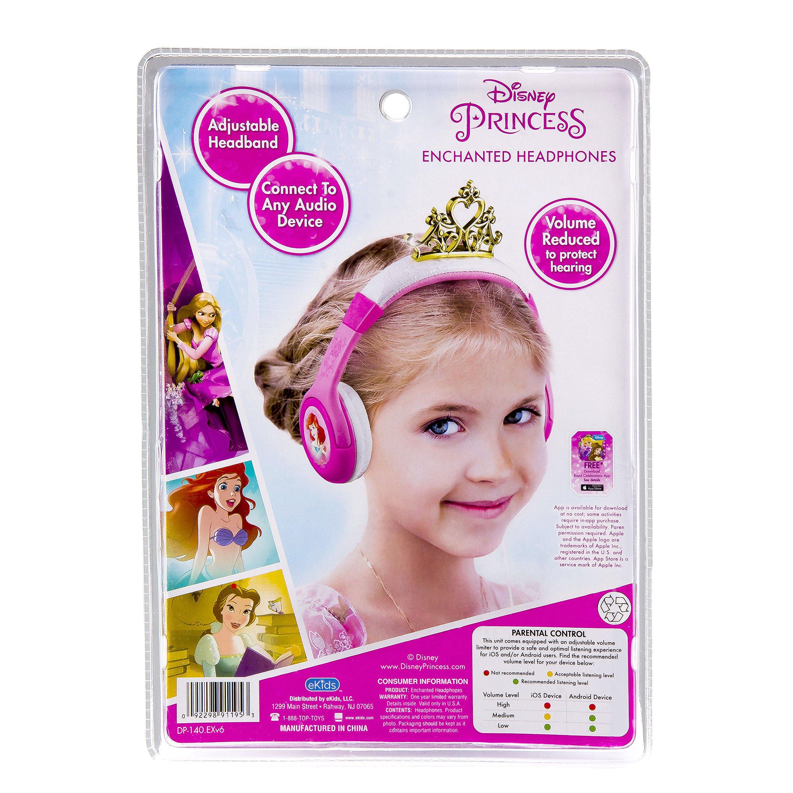 Disney Princess Kid Friendly Headphones with built in volume limiting