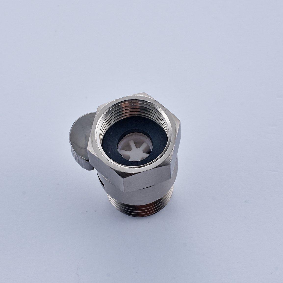 Senlesen S002 Shower Head Shut Off Valve Solid Brass, Brushed Nickel
