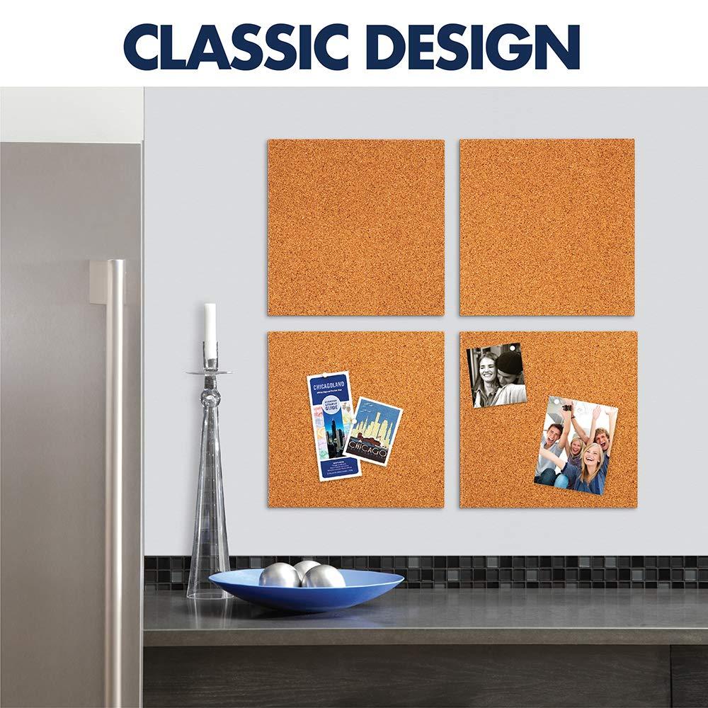 Quartet Cork Tiles Cork Board 12 x12 Corkboard Wall Bulletin School 