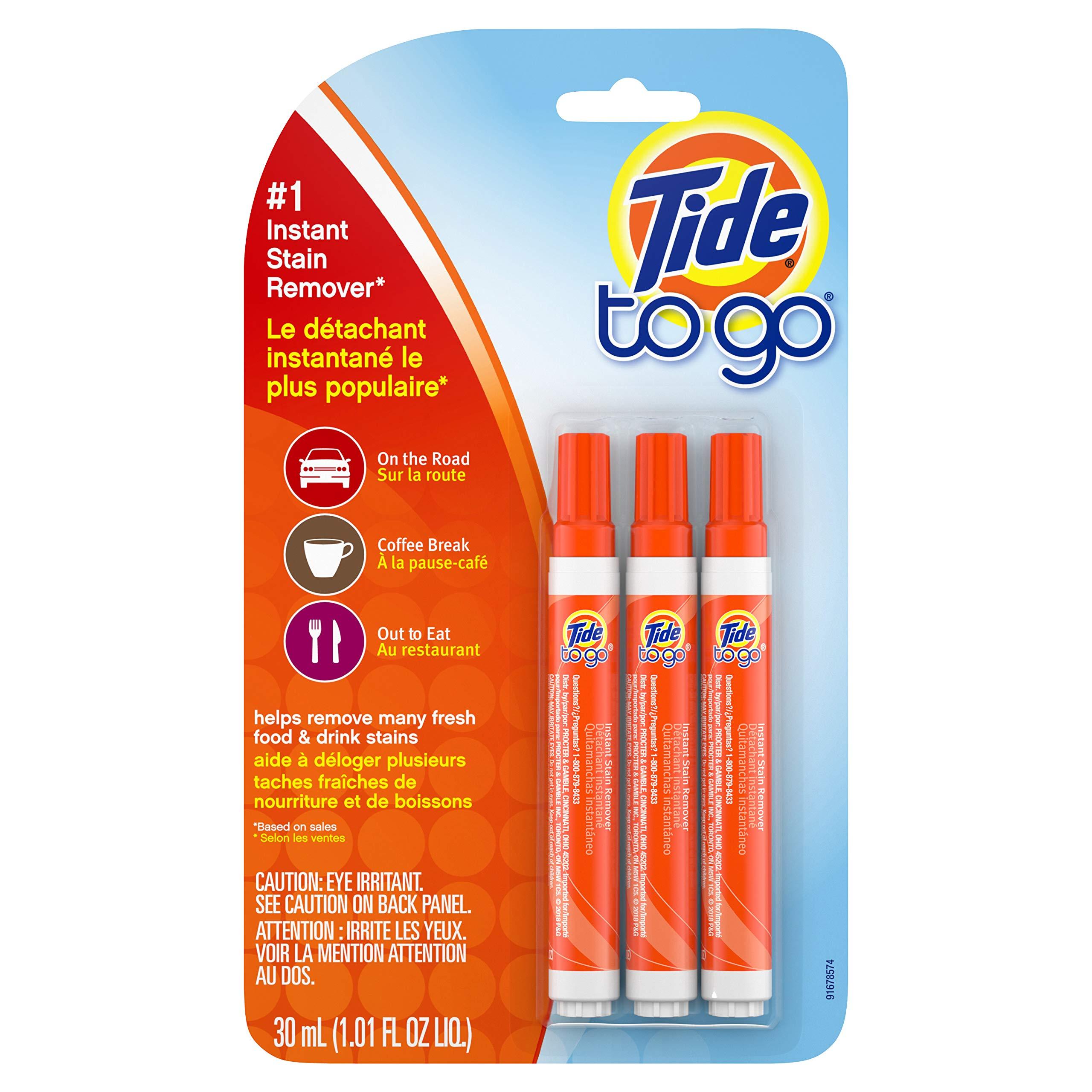 Tide To Go Instant Food Drink Stain Remover Cleaner Liquid Pen Detergent 3Pack eBay