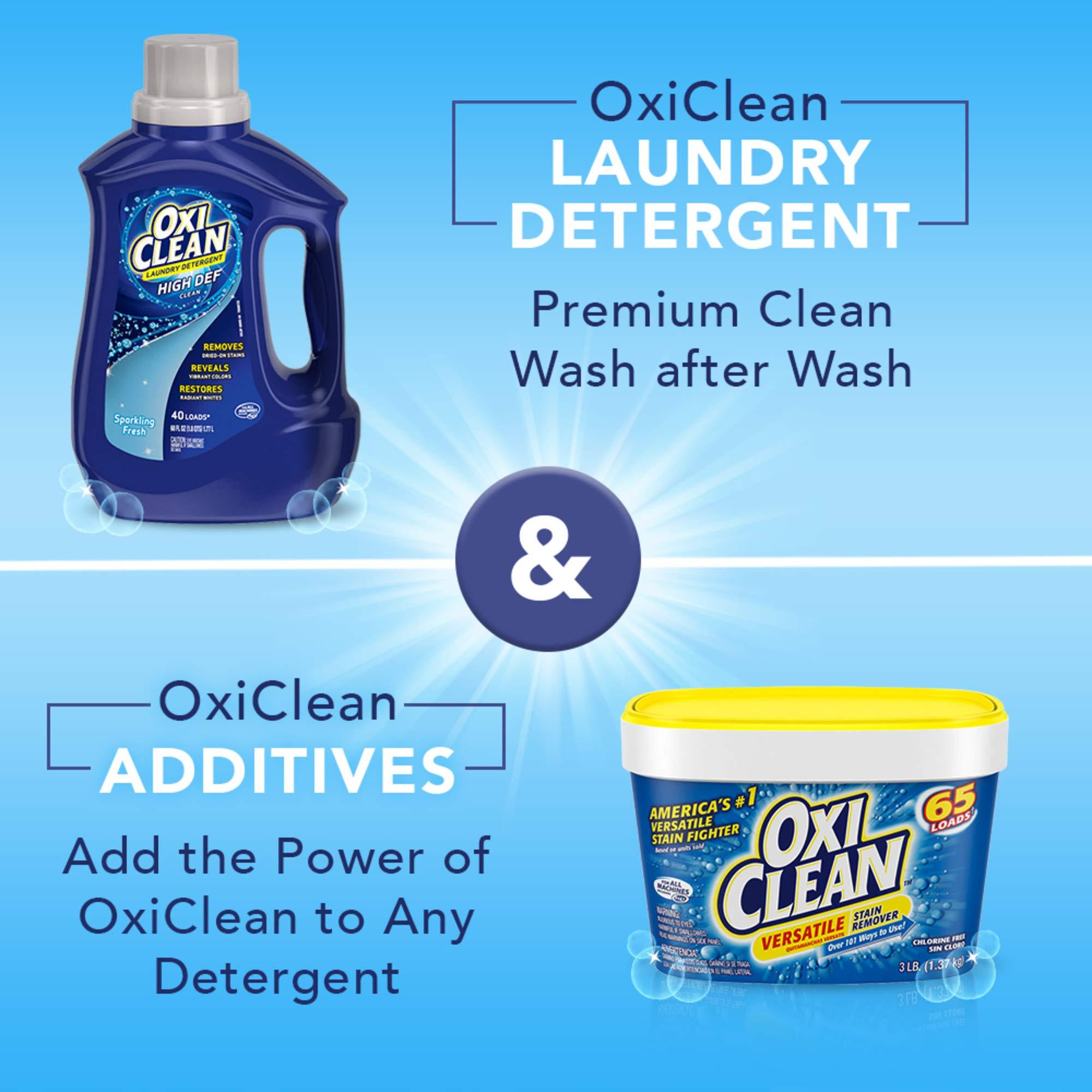 OxiClean High Def Sparkling Fresh Liquid Laundry Detergent, 60 oz. 687748654421 eBay