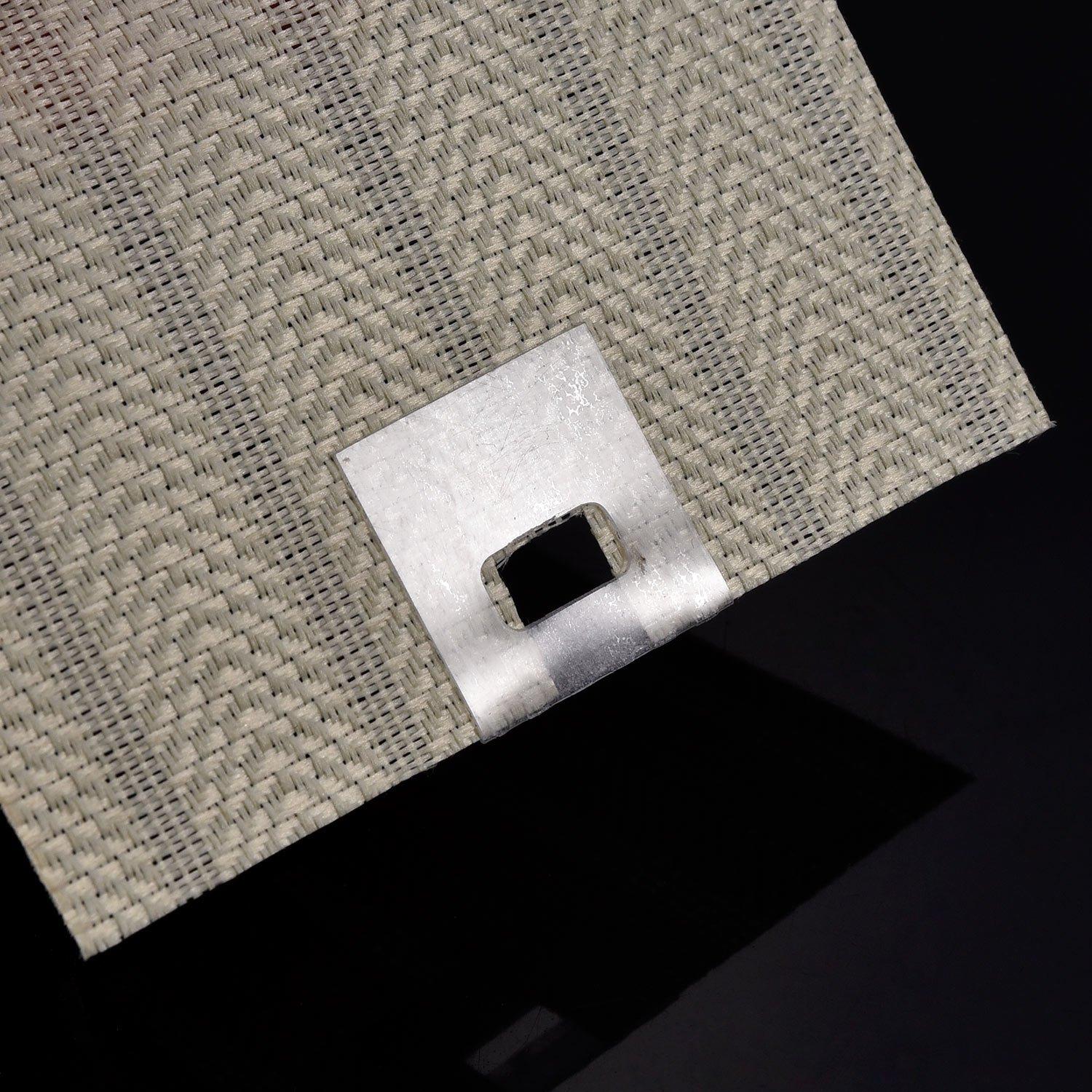 TOODOO Vertical Blind Repair Tabs Vertical Blind Vane Saver, Clear (40