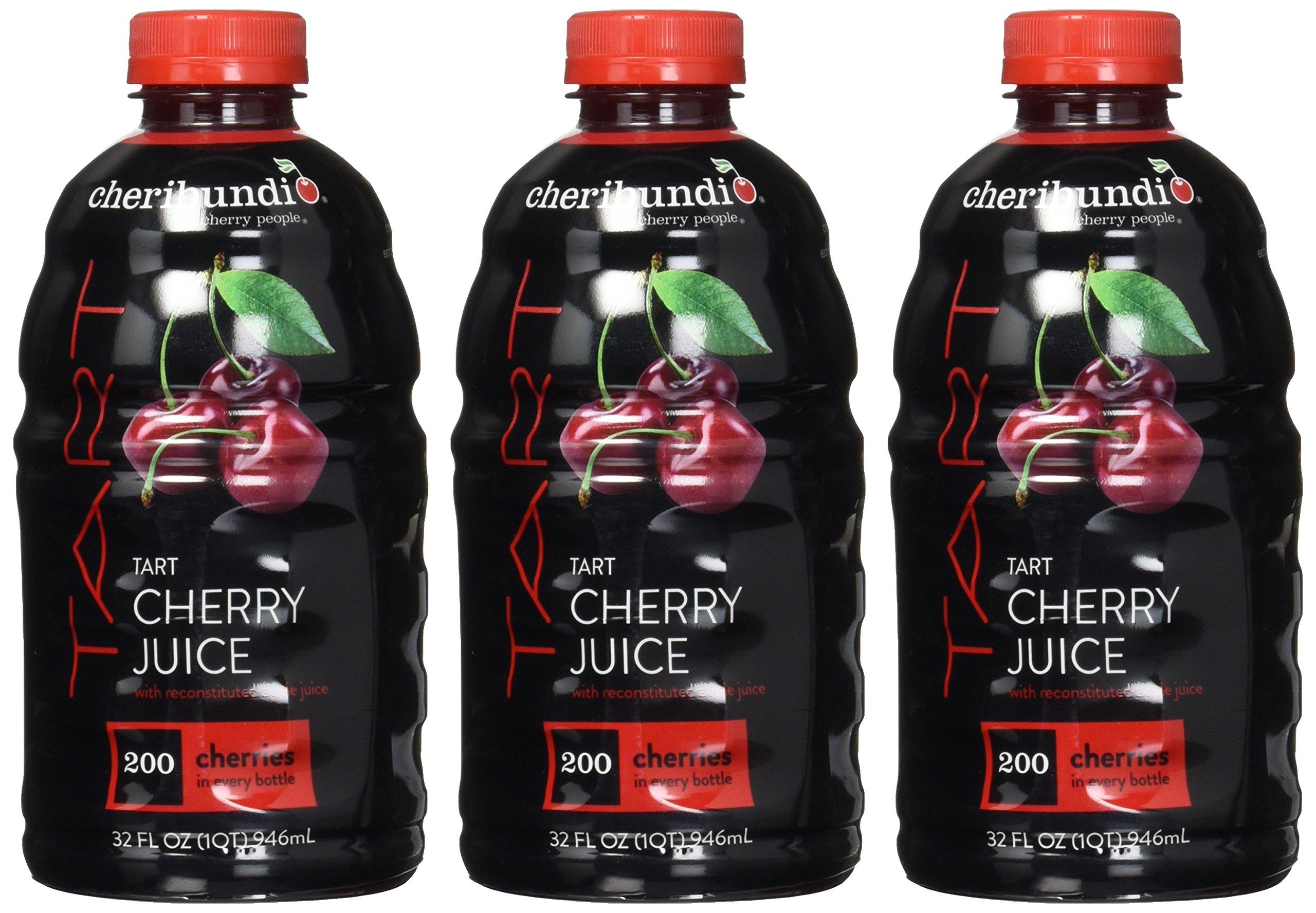 Cheribundi Tart Cherry Juice, 32 Ounce (Pack of 3) 895192001214 eBay
