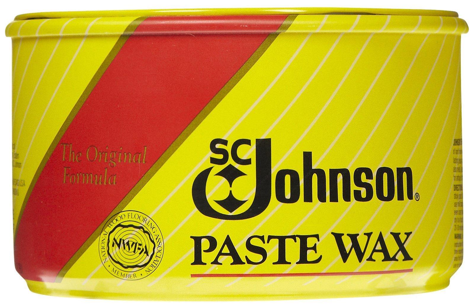 SC Johnson Paste Wax 16 oz (1lb) Hard Finish, Buffable Wax Formula