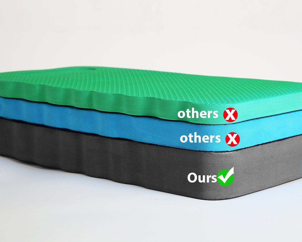 Comfy Large Kneeling Pad, Support Knee with Thick Kneeling Mat 17.8"x11