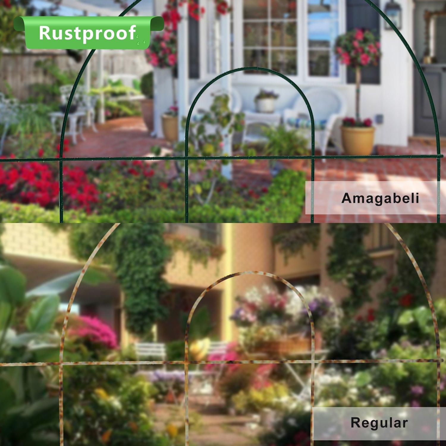 Amagabeli Decorative Garden Fence 18 in x 50 ft Rustproof