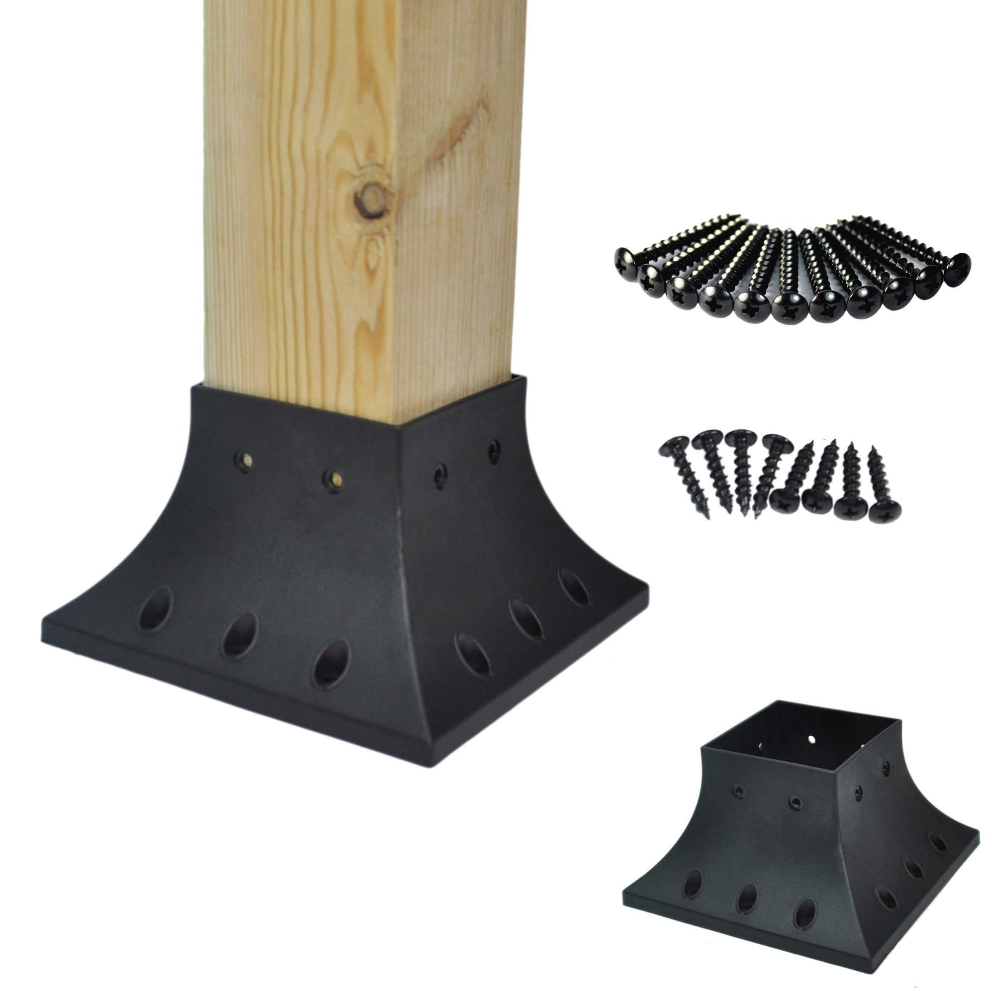 Myard PNP114040 4x4 (Actual 3.5x3.5) Inches Post Base Cover Skirt