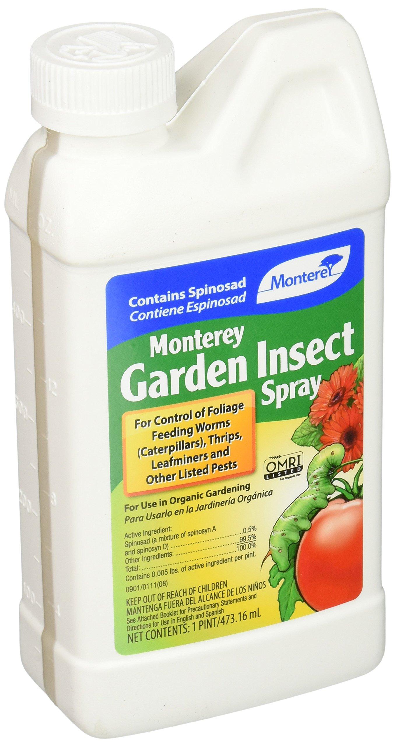 Monterey LG6150 Garden Insect Spray with Spinosad Concentrate 16oz