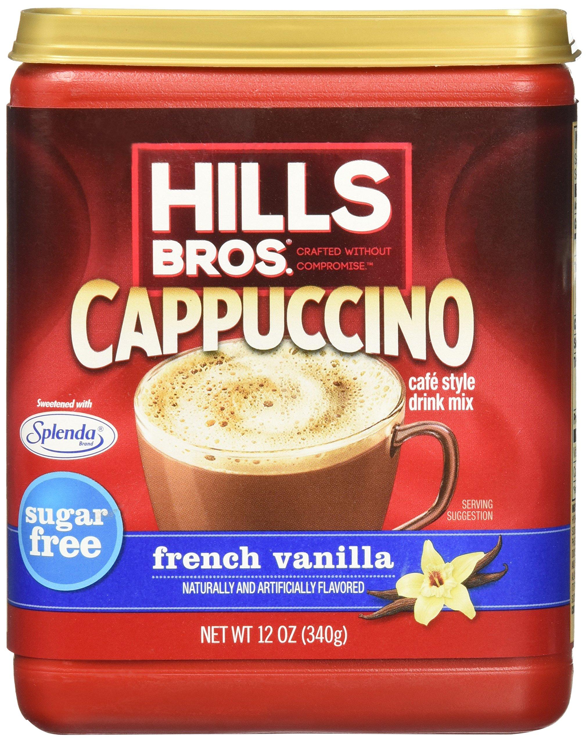 Hills Bros Instant Cappuccino Mix SugarFree French