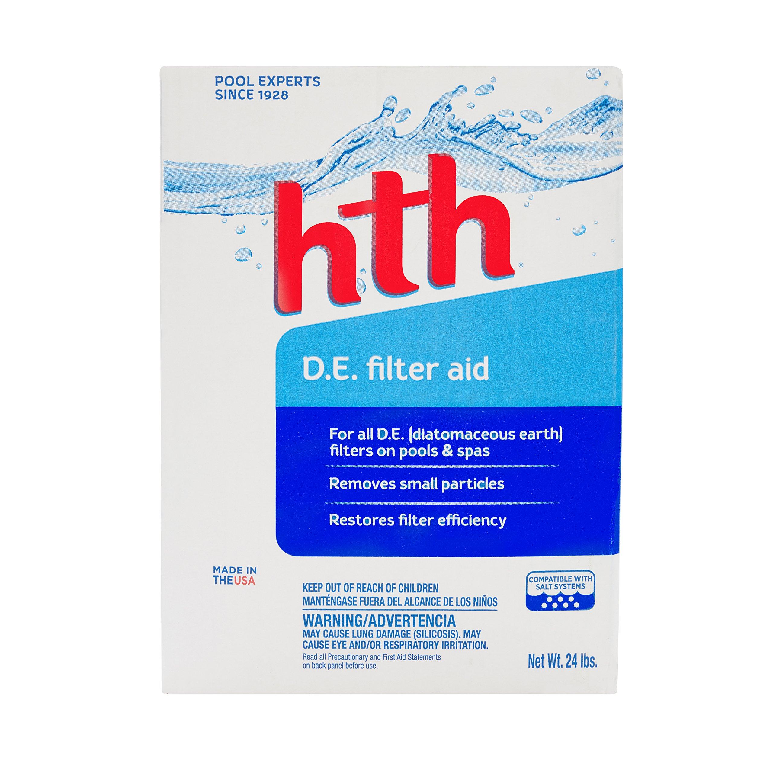 hth Pool Filter D.E. (Diatomaceous Earth) Filter Aid (67073) 24 lb