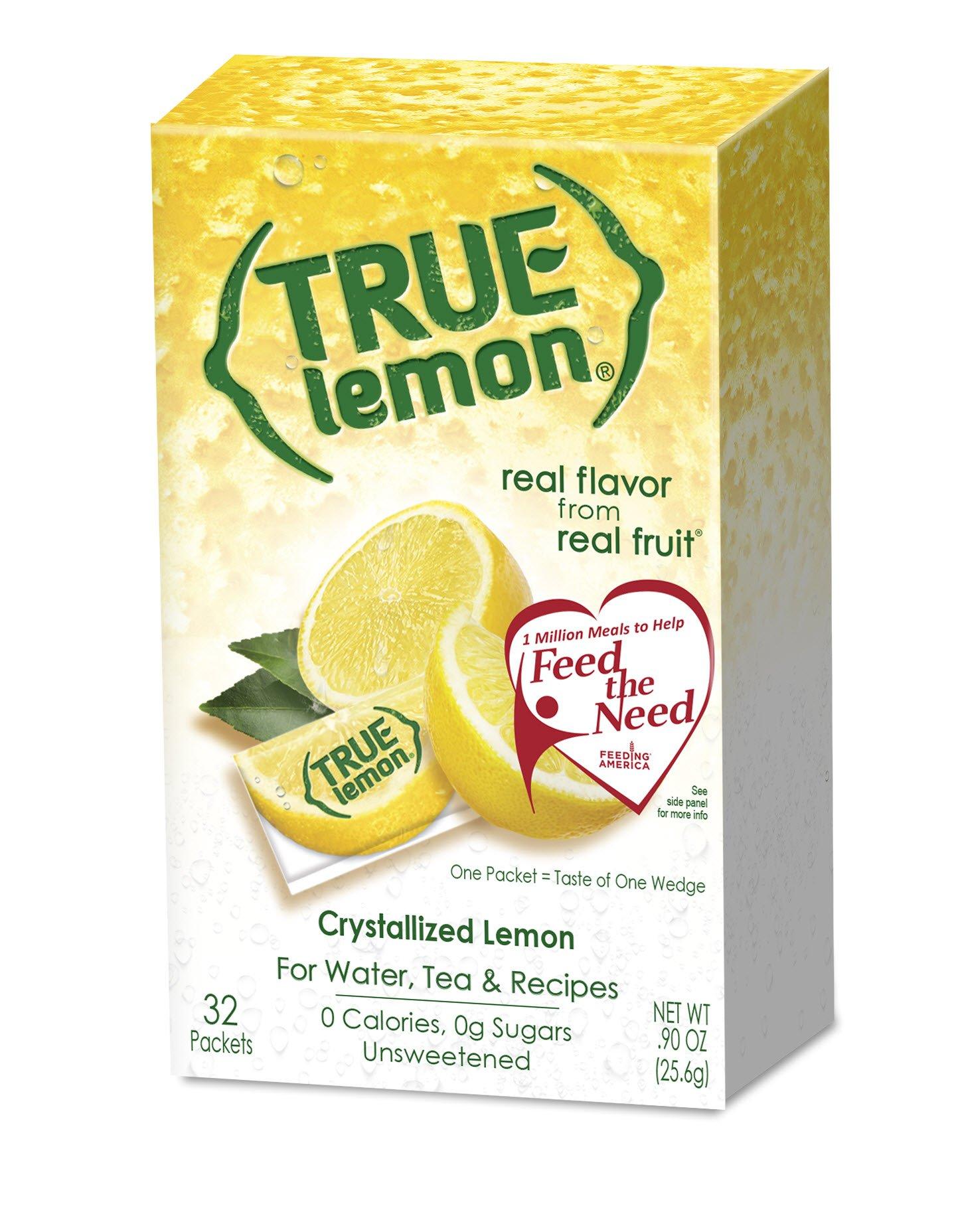 True Lemon crystallized Lemon packets - 32 ct (810979001256)