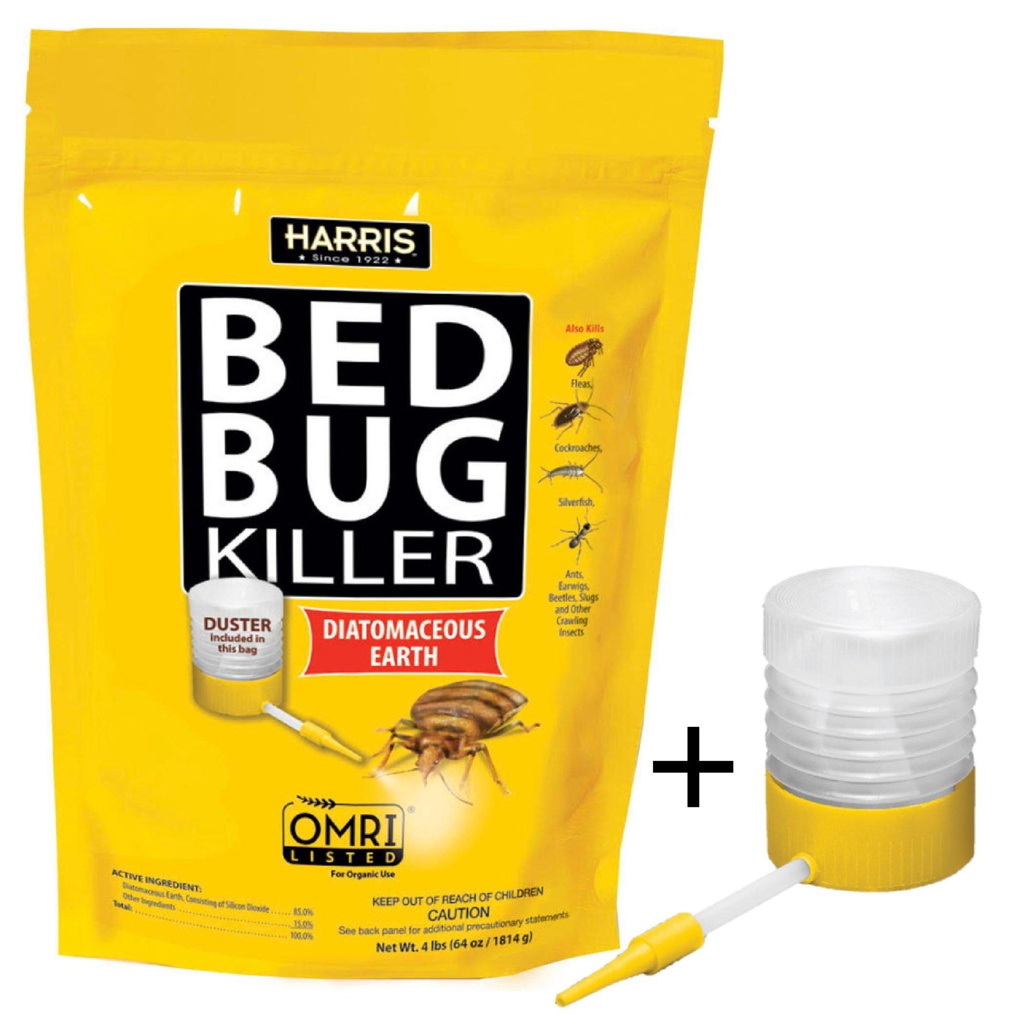 Harris Bed Bug Killer, Diatomaceous Earth (4lb with Duster) 72725002676