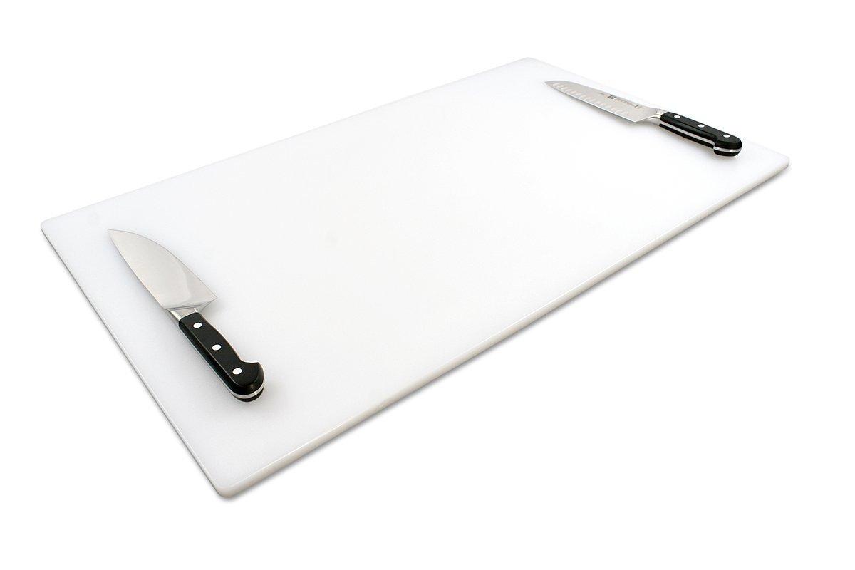 Commercial Plastic Cutting Board, Extra Large 30 x 18 x 0.5 Inch (NSF