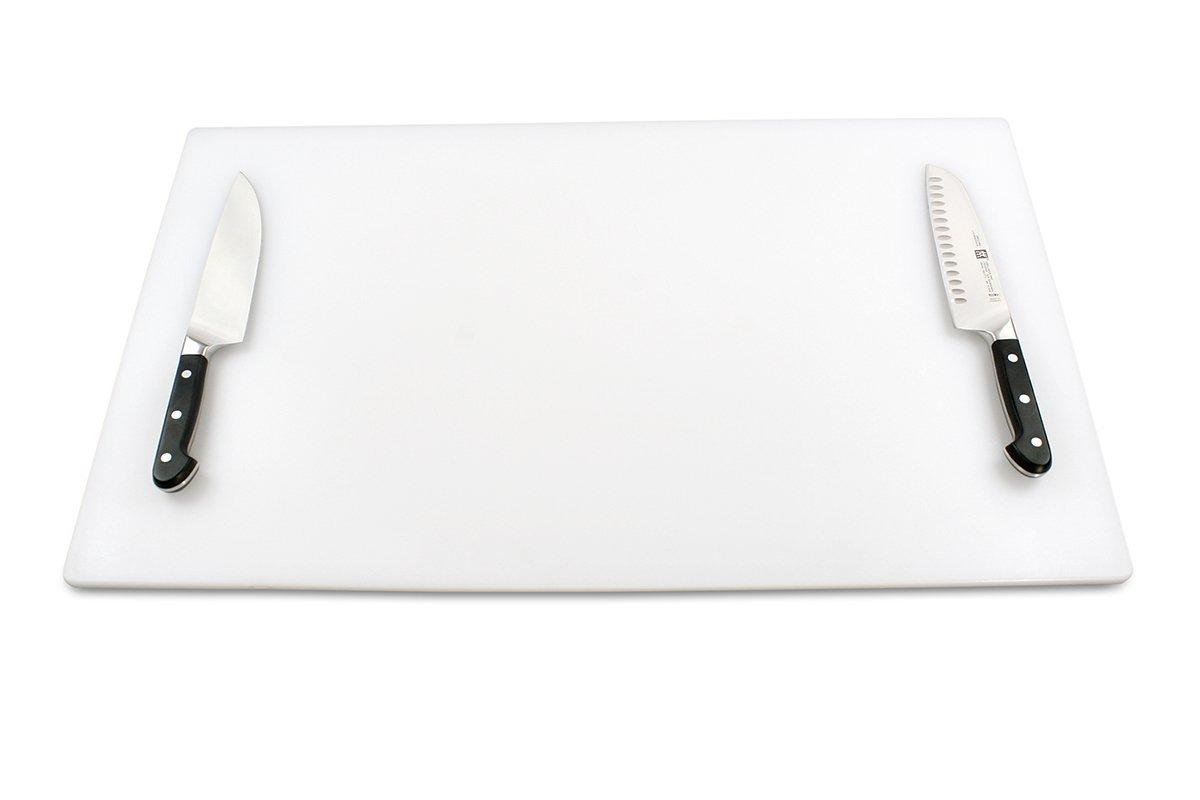 Commercial Plastic Cutting Board, Extra Large 30 x 18 x 0.5 Inch (NSF