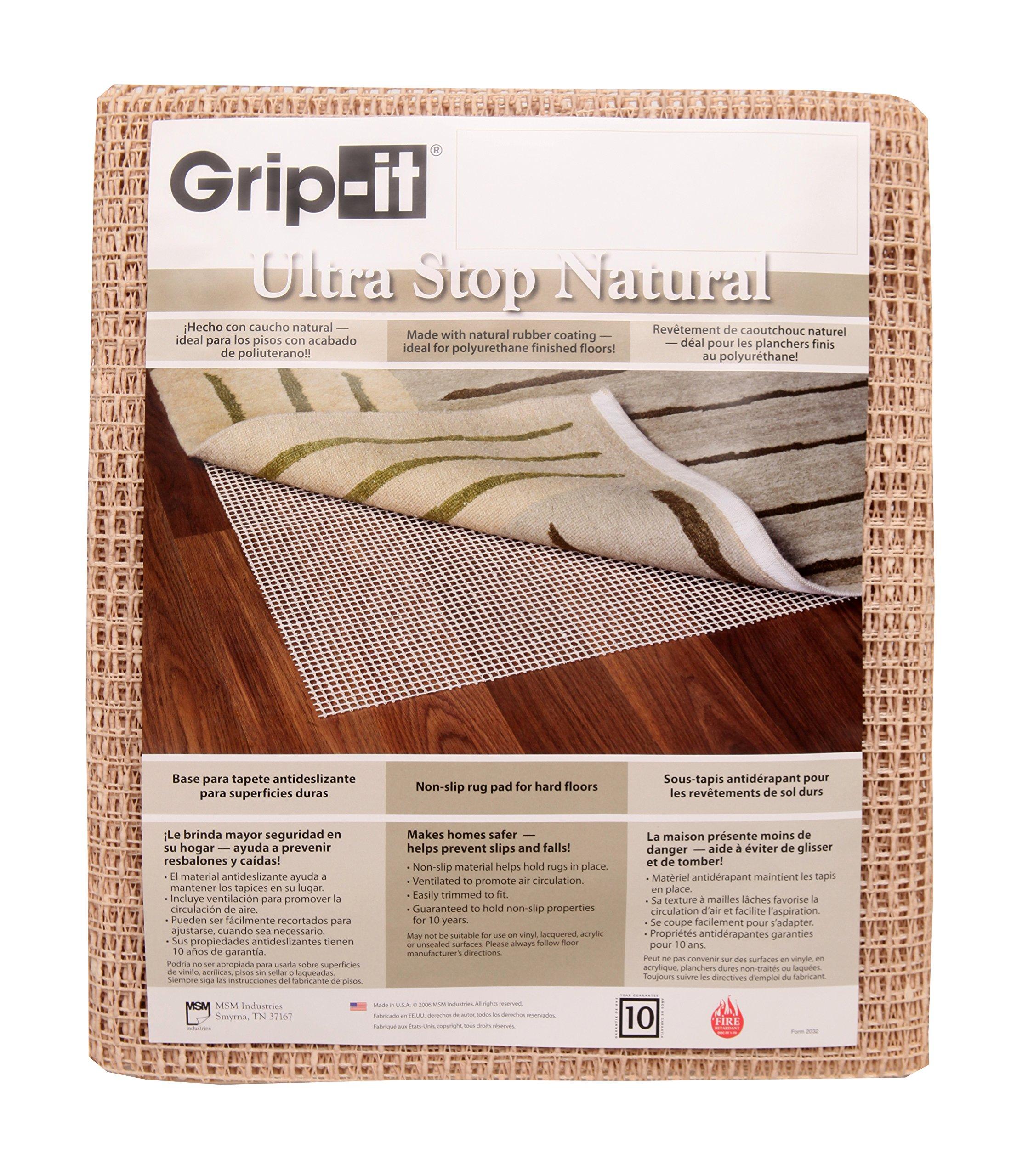 GripIt Ultra Stop NonSlip Rug Pad for Rugs on Hard Surface Floors 2