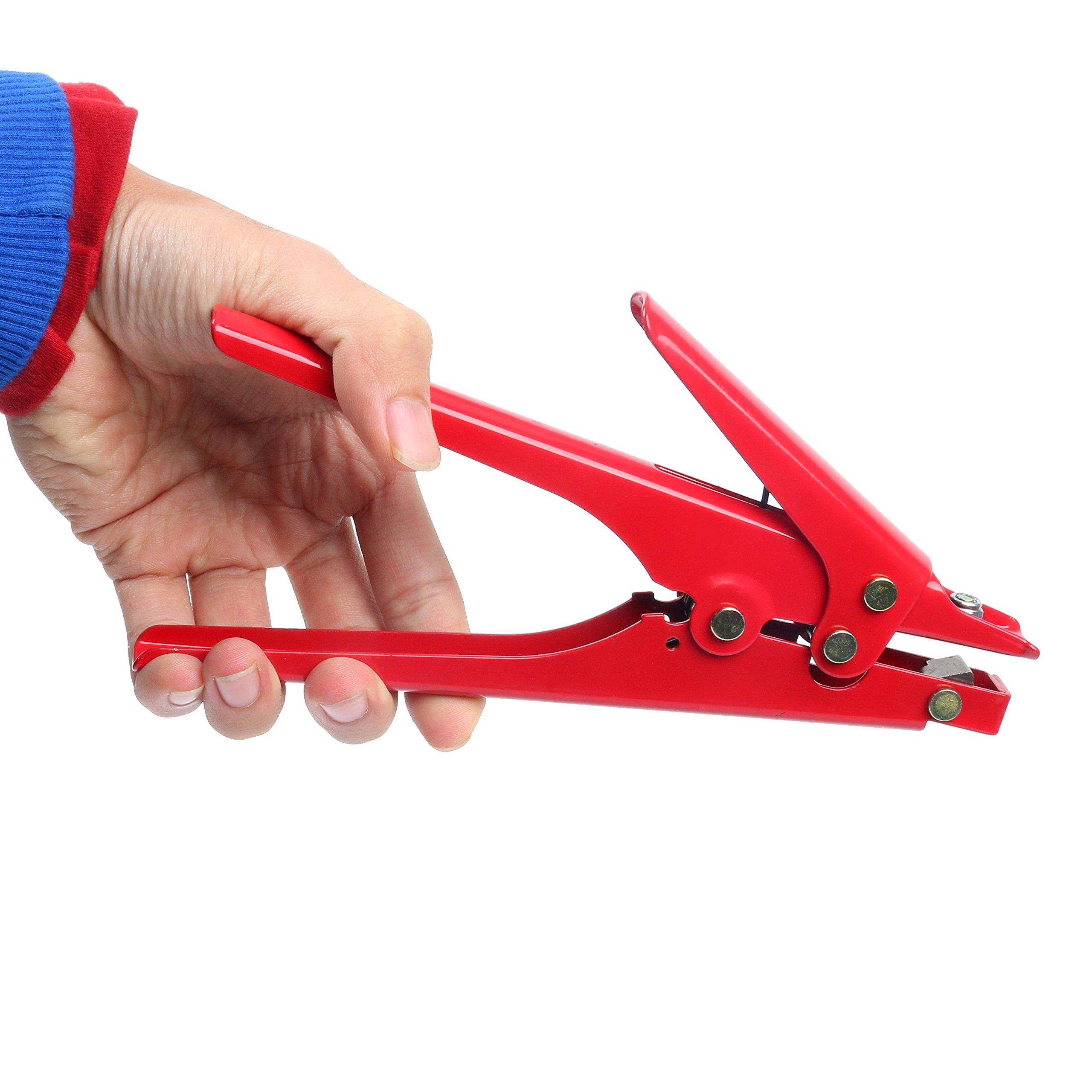 8milelake HS519 Cable Tie Gun Tensioning and Cutting Tool for Plastic Nylon 614019659496 eBay