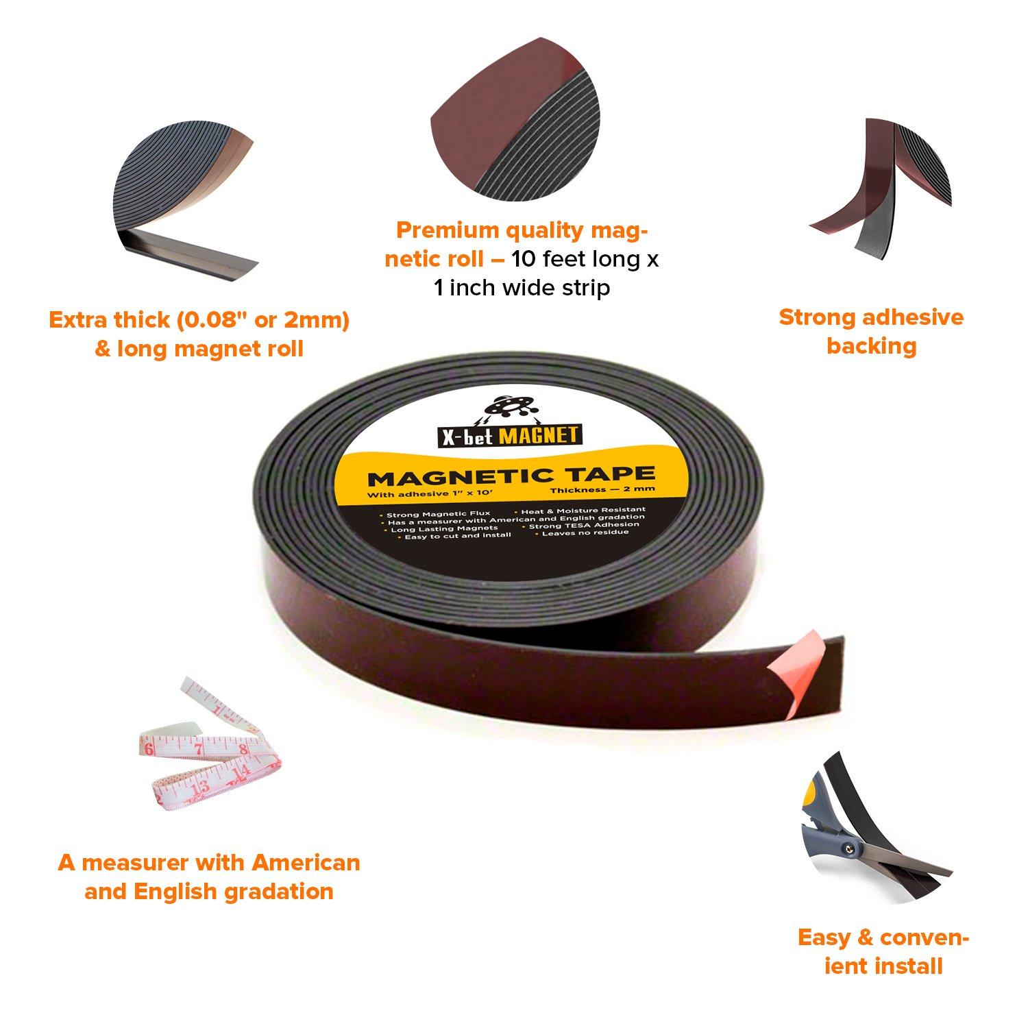 Flexible Tape 1 Inch x 10 Feet Strip with Strong