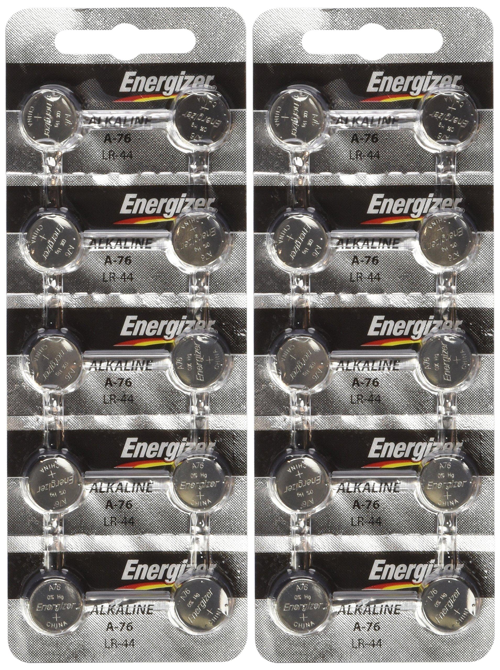 Energizer LR44 1.5V Button Cell Battery 20 Pack eBay