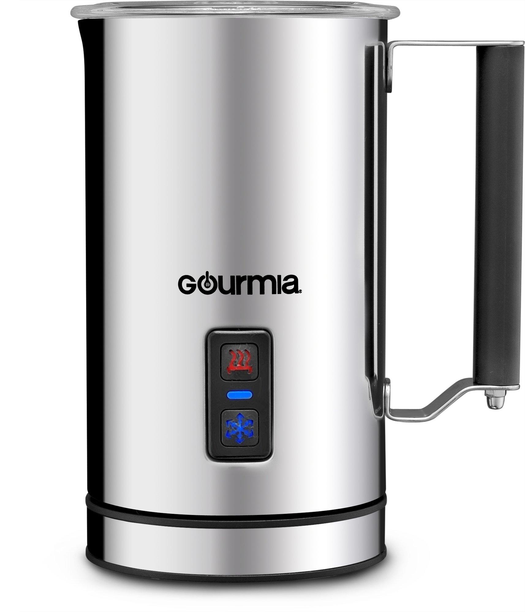 Gourmia GMF215 Cordless Electric Milk Frother & Heater, 3 Function