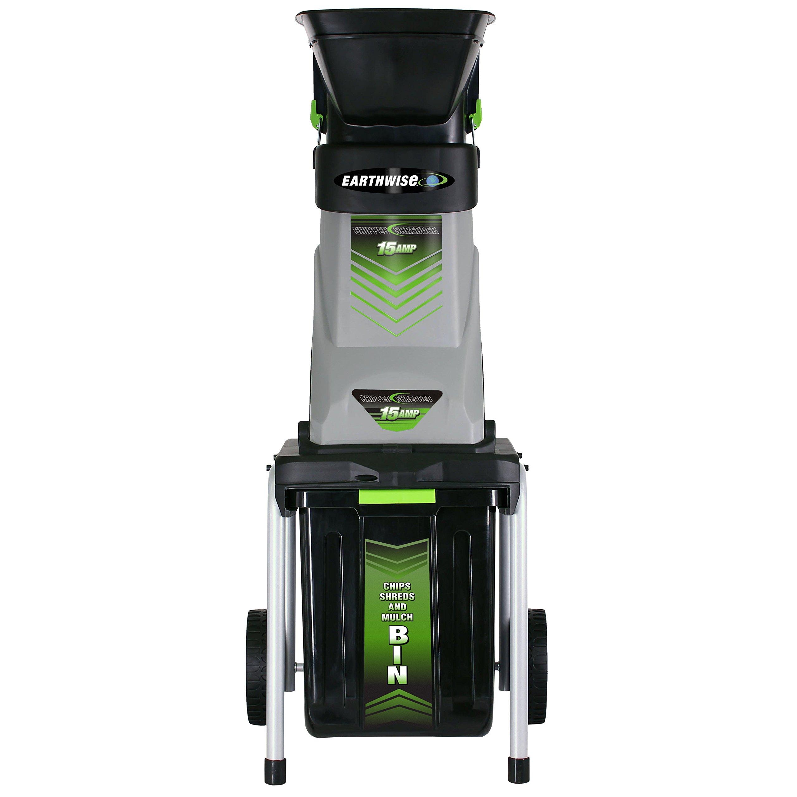 Earthwise GS70015 15Amp Garden Corded Electric Chipper/Shredder