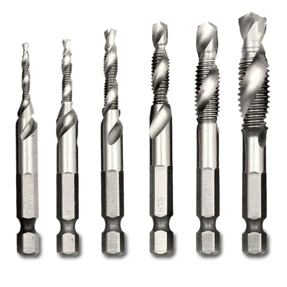 Combination drill and tap bit set RUIMI metal deburr countersink drill