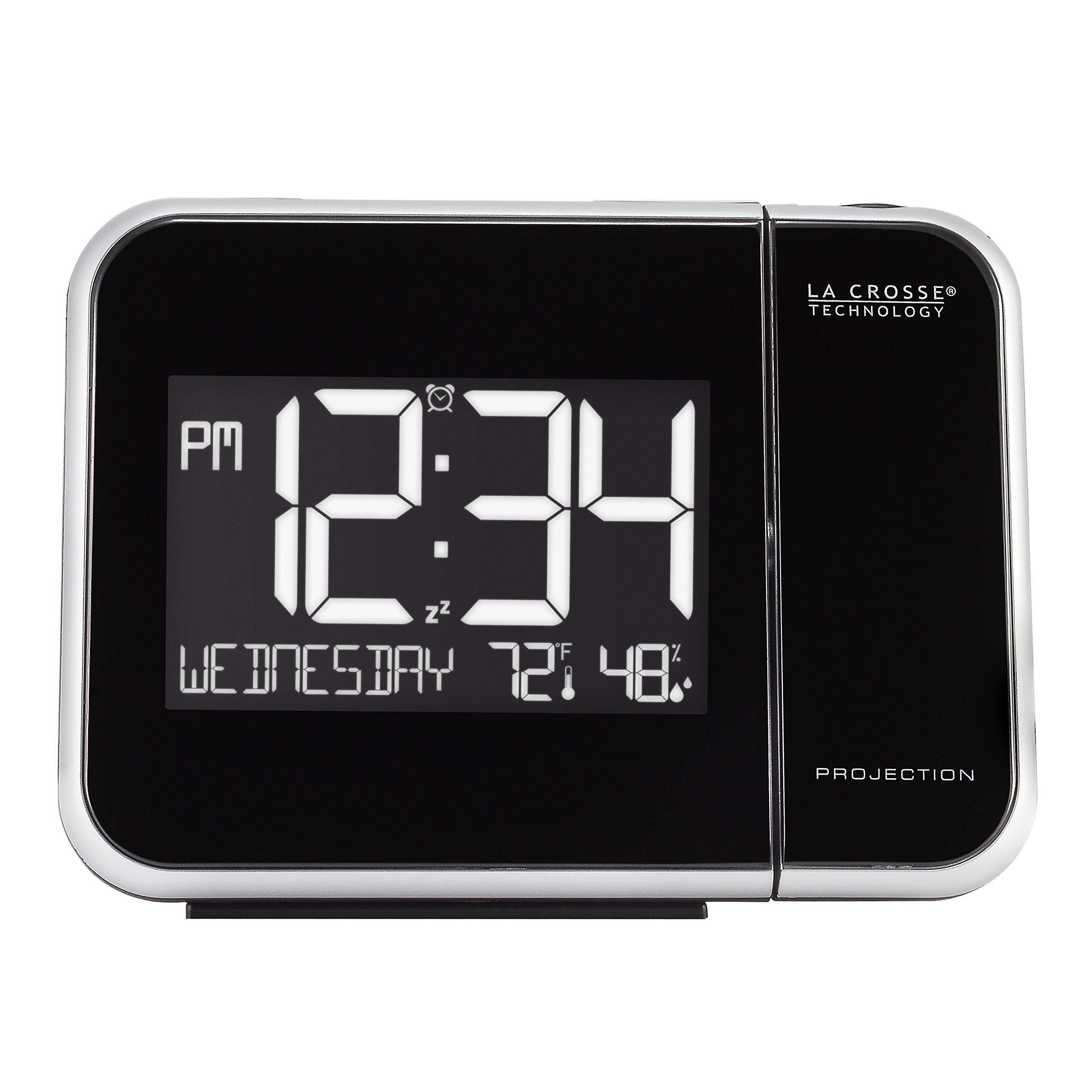 La Crosse Technology 616-1412 Projection Alarm Clock with Indoor